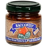 Racconto Oven Dried Tomato & Black Olive Pesto, 3-Ounce Glass Jars (Pack of 6)