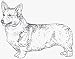 Dog Rubber Stamp - Welsh Corgi Pembroke - 2E