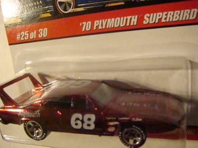 Hot Wheels Classics Series 3 Plymouth Superbird Red White Letter 5 Spoke Special Paint Original Drag Mags #25 1/64
