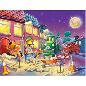 Ravensburger Nighttime Repairs- 100 pc glow in the dark puzzle by Ravensburger