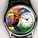 Halloween Reclining Witch Silver Watch