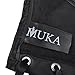 Muka Black Punk Underbust Corset PU Leather Plus Size Bustier