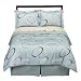 Home Elliptical Comforter Set - Blue (Queen)