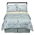 Modern Home Comforter Set - Blue Elliptical