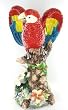 Parrot Bird Tropical Shaped Statue Figure Table Top