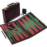 Backgammon Executive Style Black Vinyl 11"