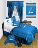 Best Quality Locker Room Comforter - Detroit Lions NFL /Color Bright Blue Size Twin