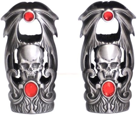 Customized Gothic Art Metal BIC LIghter Case Protecter Cover 1pc, and lighter Secret Hidden Stash Togther, (Skill & Wing)