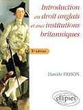 Revue Ellipses Marketing  / Introduction au droit anglais et aux institutions britanniques