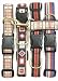 Pet Supplies : Classic Collection Dog Collar, Squares, Large (15-21", 1")
