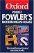 Book Pocket Fowler's Modern English Usage (Oxford Paperback Reference)