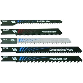 Vermont American 30041 25-Piece High Carbon Steel U-shank Jig Saw Blade Set by Vermont American