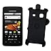 Cbus Wireless Black Holster Case w/ Ratcheting Belt Clip for Samsung Galaxy Prevail / Precedent / M820 ¡­