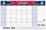 Turner CLC Arizona Wildcats 2010 Academic Desk Calender, 11 x 17 Inches (8230268)