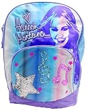 Disney Secret Pop Star Hannah Montana Combo Set - Large Backpack and One Carryout Purse