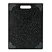 Dexas Grippboard Cutting Board with Non-Slip Feet, 11 by 14.5 inches, Dark Granite pattern and Black