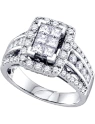 1.50CTW DIAMOND LADIES INVISIBLE RING