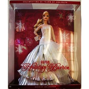 Holiday Barbie Doll 2008 Collector Edition - Celebrating 20 Years of Holidays (2008) by