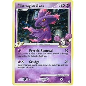Pokemon Platinum Rising Rivals Single Card Mismagius GL #10 Holo Rare