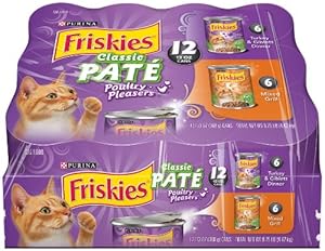 Purina Friskies Classic Pate Poultry Cat Food Variety Pack, 9.75-Pound Purina Friskies Classic Pate Poultry Cat Food Variety Pack, 9.75-Pound