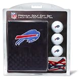 NFL Buffalo Bills Embroidered Golf Towel (3 Golf Balls/12 Tee Gift Set)