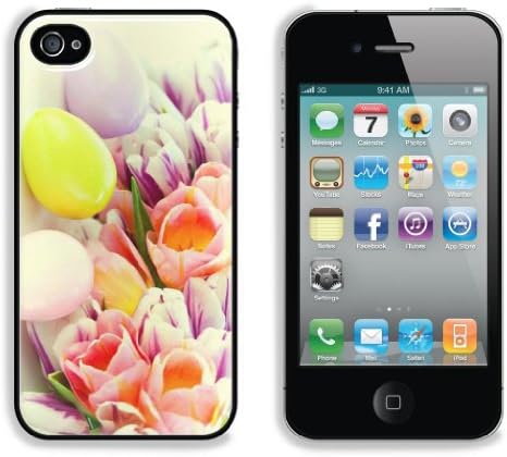 Pascha Eggs with Colorful Tulips Apple iPhone 4 / 4S Snap Cover Case Premium Aluminium Customized Made to Order Support Ready 4 7/16 inch (112mm) x 2 3/8 inch (60mm) x 7/16 inch (11mm) Liil iPhone_4 4S Professional Cases Touch Accessories Graphic Covers Designed Model Folio Sleeve HD Template Wallpaper Photo Jacket Wifi 16gb 32gb 64gb Luxury Protector Wireless Cellphone Cell Phone