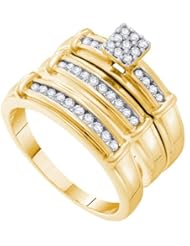 0.43CTW DIAMOND FASHION TRIO SET