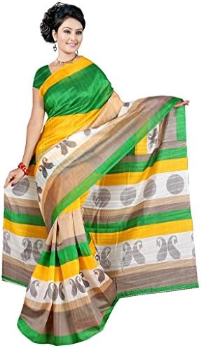 Fancy Desginer Bhagalpuri Silk Sarees With Blouse GF70