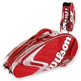 Wilson KFactor KPro Tour 6-Pack Tennis Bag - Red - Z6122