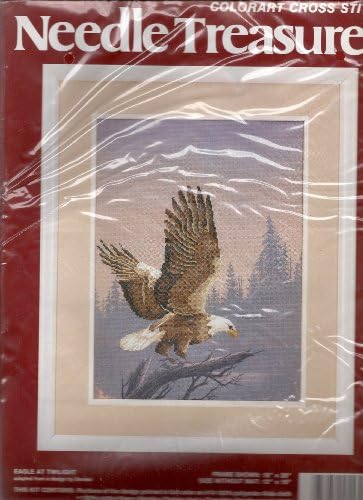 Needle Treasures Cross Stitch Kit Eagle At Twilight New Not Opened