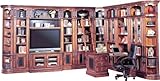 Parker House DaVinci Entertainment Center and Bookcase Library Wall