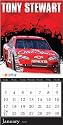 #14 TONY STEWART 2010 4X8 MAGNETIC CALENDAR