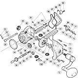 ���ޥ�(SHIMANO) 02�ĥ���ѥ 6000PG �ѡ���:��֥���(����NO96) 01621
