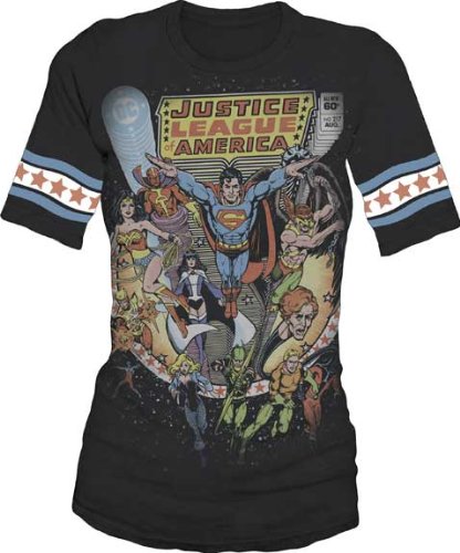  Justice League - Team Ladies T-Shirt - Small [Apparel]