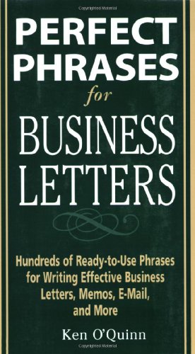 Perfect Phrases for Business Letters (Perfect 