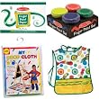 Melissa & Doug Preschool Finger Paint Set of 4 Items