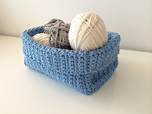 Crochet Spa Basket Many Color Choices
