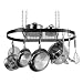 Kitchen & Housewares : Range Kleen Wrought Iron Oval Hanging Pot Rack - Black