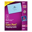 Avery Address Labels, Clear, 3.33 x 4-Inches, Box of 300 (5664)
