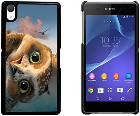 Owls Owl Cute Pattern Hard Plastic and Aluminum Back Case For Sony Xperia Z2 L50W
