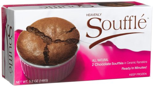 Heavenly Souffle Chocolate Souffle, 2-Count Boxes (Pack of 4)
