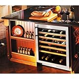 Liebherr Wu-5600 56 Bottle Single Zone Built-in Wine Cooler - Glass Door /  ....