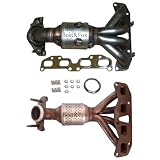 2002 Nissan Altima 2.5 Catalytic Converter Exhaust Manifold, Full Installation Kit by BESTANDFOX