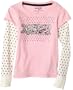 Hurley Girls 2-6x Daydream Slider,Pink,4T