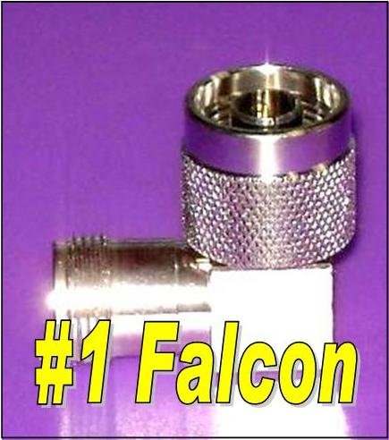 Falcon Products Right Angle Adaptor N Connector for Amateur Radio