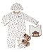 Carter's Baby Boy 4-Piece Puppy Layette Set khaki 3 months