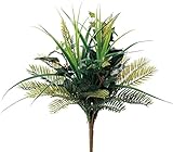 asca 造花 ミックスリーフブッシュ グリーン A-41754-051A