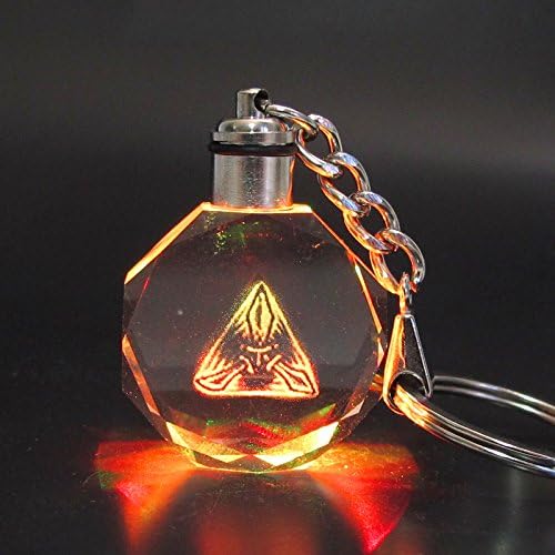 League of Legends LOL Heros Key Chain Keyring Crystal Pendant (Trinity Force)