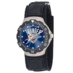 NBA Men's BDV-OKC Agent Series Oklahoma City Thunder Velcro Watch