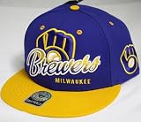 Milwaukee Brewers MLB 47 Brand Vintage Royal Tricky Lou MVP Snap Back Hat